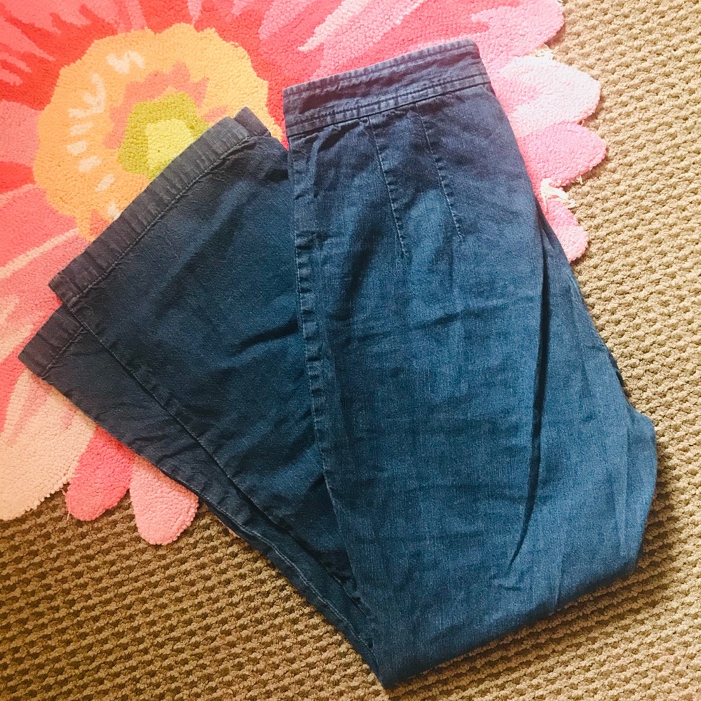 Free People high-waisted flare jeans